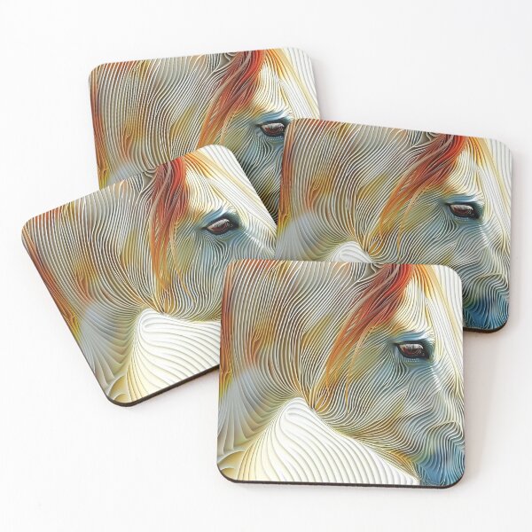 Item preview, mesmerizing multicolor horse abstract designed and sold by dcrc.