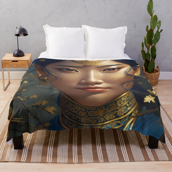 Item preview, Asian Goddess Portrait n°1 designed and sold by Grafik-Ai-Art.