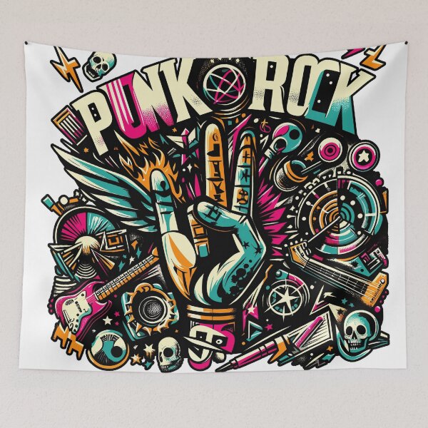 Item preview, Punk Rock Vector Artwork designed and sold by diegomenjivar92.