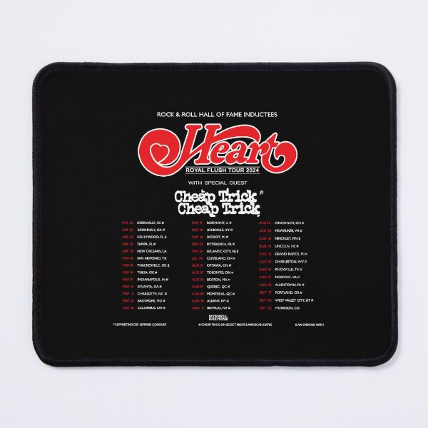 Item preview, Heart Band Royal Flush Tour 2024 designed and sold by MiraMendoze.