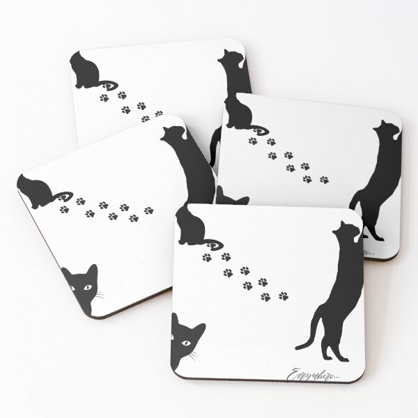 Item preview, black cat, cats  designed and sold by funjaan.