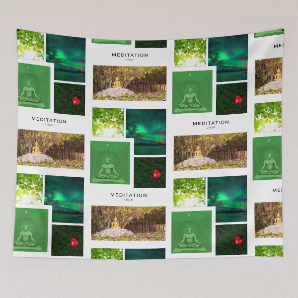 Item preview, Meditation Green  designed and sold by Olivia Tatara.