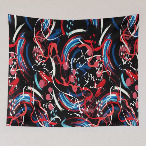 Item preview, Mixed Emotions, Abstract design, Abstraction, bold colorful abstract playful design inspired by nature designed and sold by Adri Barnard.