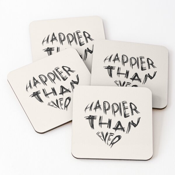 Item preview, Happier Than Ever Heart Shaped designed and sold by moonna designs.
