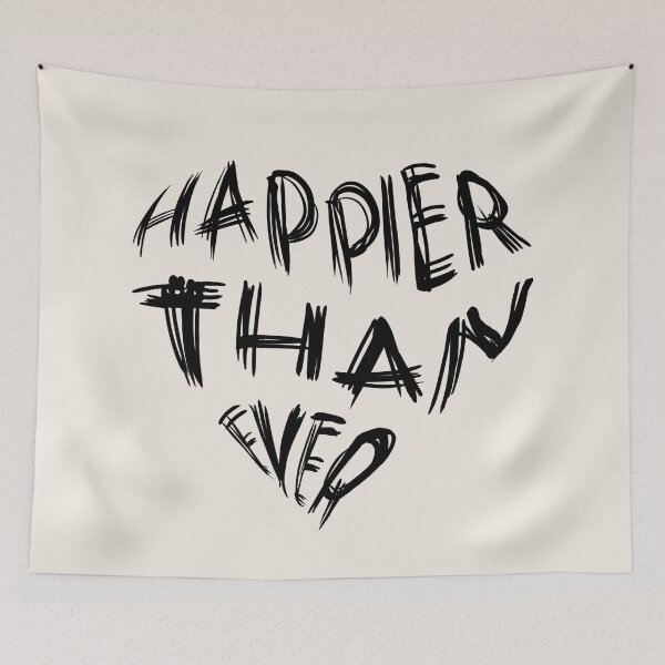 Item preview, Happier Than Ever Heart Shaped designed and sold by moonna designs.