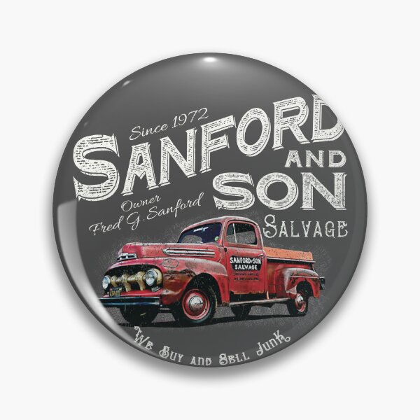 Item preview, Sanford and Son We buy and Sell Junk Beat Up Red Truck designed and sold by Alema Art.
