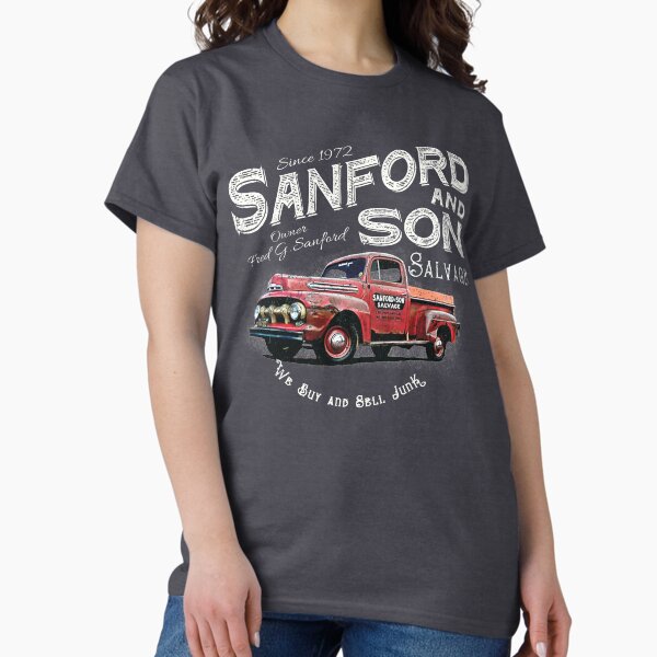 Artikel-Vorschau von Sanford and Son Wir kaufen und verkaufen Junk Beat Up Red Truck, designt und verkauft von Alema Art.