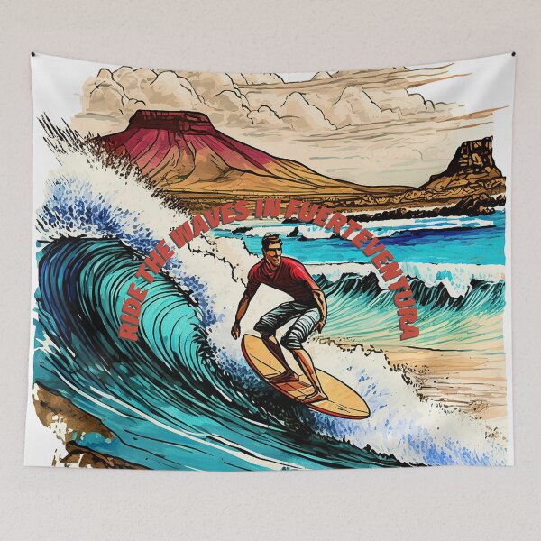 Item preview, Ride The Waves In Fuerteventura designed and sold by GAKStudio.