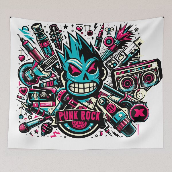 Item preview, Auditory Anarchy: Punk Rock Vector Artwork designed and sold by diegomenjivar92.