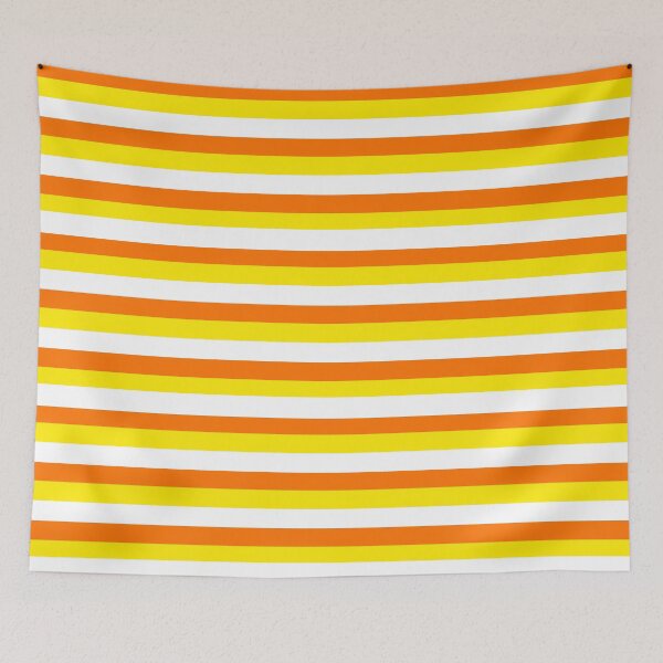 Item preview, Candy Corn White Orange Yellow Halloween solid stripes designed and sold by Michael Stewart.