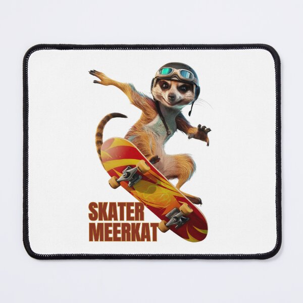 Item preview, Meerkat on Skateboard designed and sold by vk09.