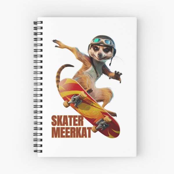 Item preview, Meerkat on Skateboard designed and sold by vk09.