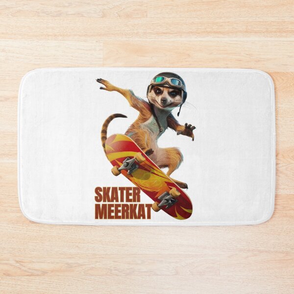 Item preview, Meerkat on Skateboard designed and sold by vk09.