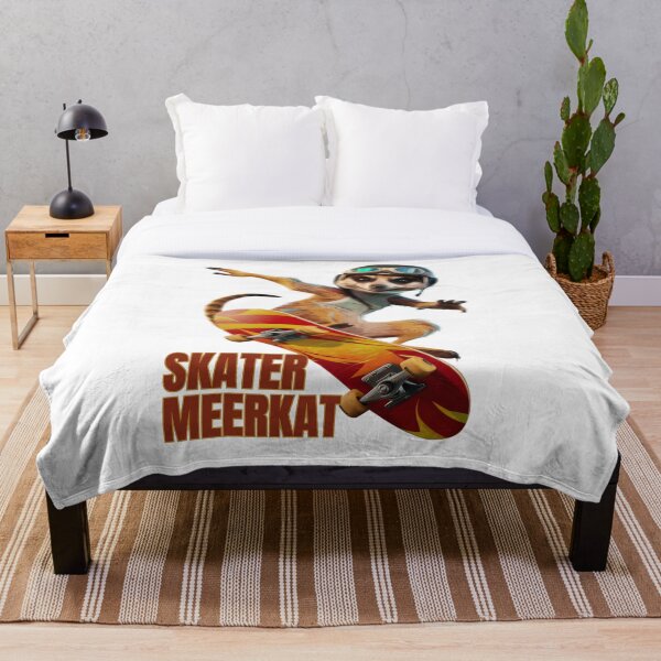 Item preview, Meerkat on Skateboard designed and sold by vk09.