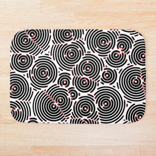 Item preview, Ondas - negro de carbón designed and sold by Colourcoder.