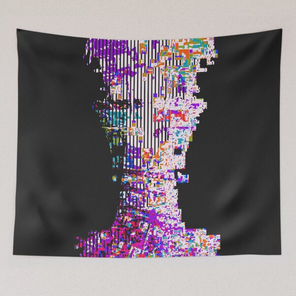 Item preview, Dark Purple Weirdcore Entertainment Center - Surreal Glitch Art designed and sold by MusicArtAndGrind.