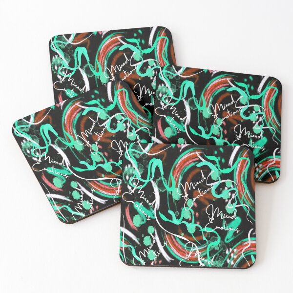 Item preview, Mixed Emotions 3, Abstract design, Abstraction, bold colorful abstract playful design inspired by nature designed and sold by Adri Barnard.