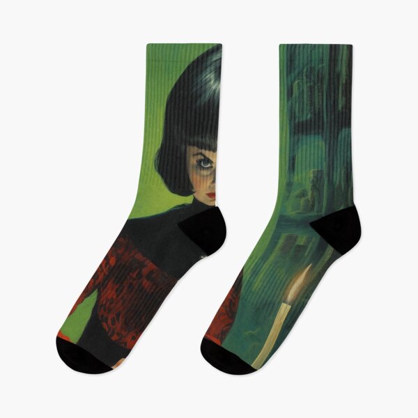 Item preview, Vintage Halloween Horror Movie Homage with wonderful Unique Designs designed and sold by HappyNouveau.