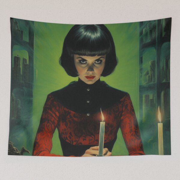 Item preview, Vintage Halloween Horror Movie Homage with wonderful Unique Designs designed and sold by HappyNouveau.
