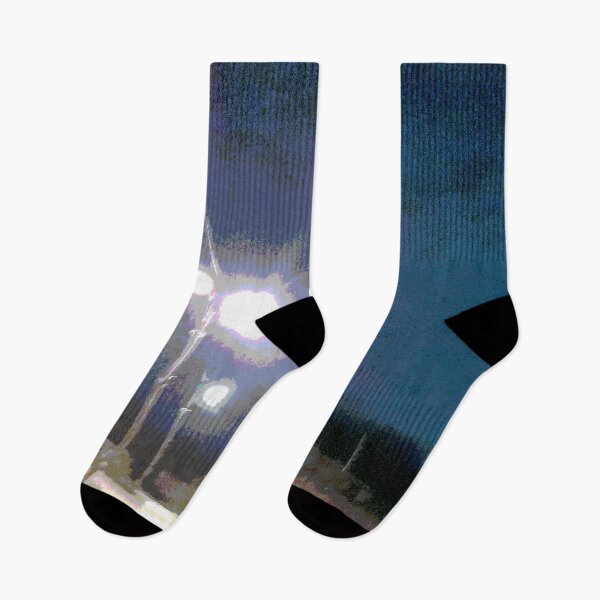 Item preview, Unnamed Road - Weirdcore Landscape Night Photography Art designed and sold by MusicArtAndGrind.