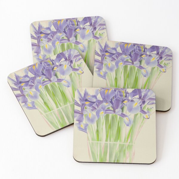 Item preview, Dutch Irises in a Glass Vase designed and sold by imaginethis.