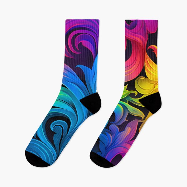 Item preview, “Neon Flashes: A Modern Design to Wear” designed and sold by Art-Vortex-fr.