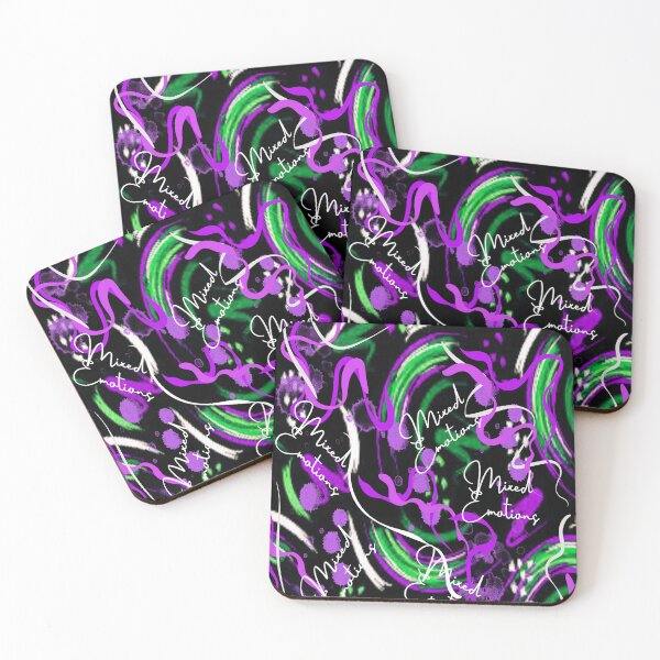 Item preview, Mixed Emotions 4, Abstract design, Abstraction, bold colorful abstract playful design inspired by nature designed and sold by Adri Barnard.