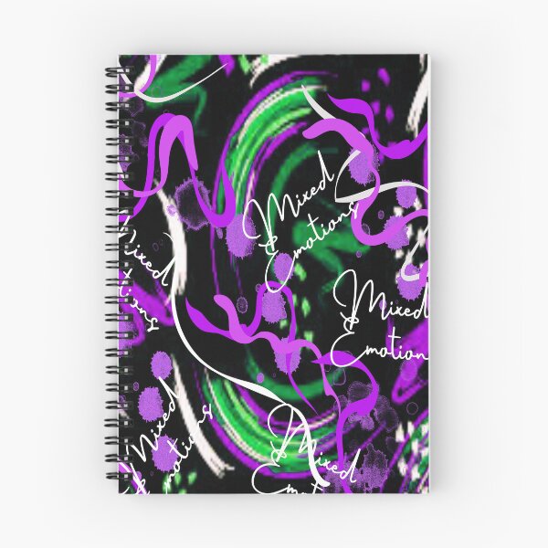 Item preview, Mixed Emotions 4, Abstract design, Abstraction, bold colorful abstract playful design inspired by nature designed and sold by Adri Barnard.