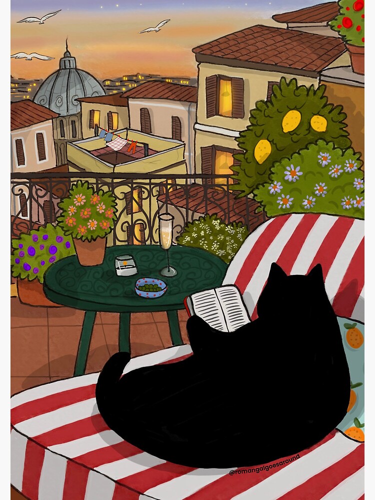Thumbnail 3 of 3, Journal, Stanis Reading on the Terrace designed and sold by romangal.