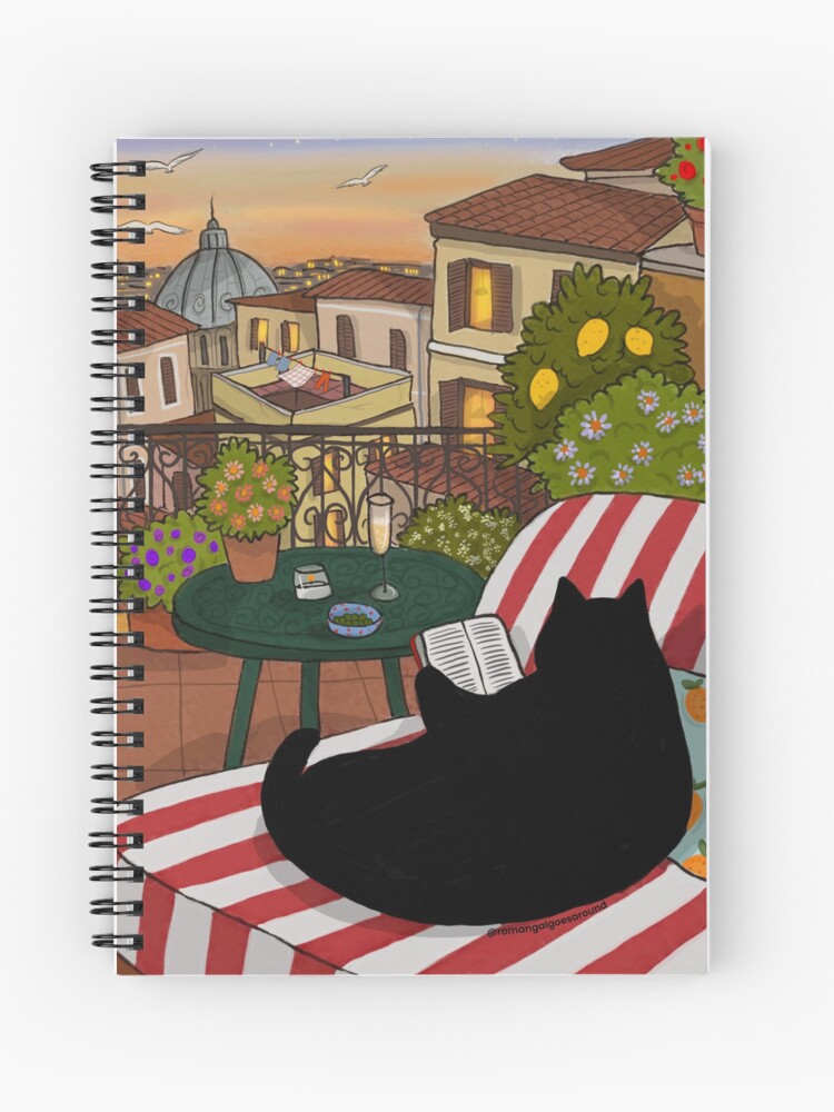 Thumbnail 1 of 3, Journal, Stanis Reading on the Terrace designed and sold by romangal.