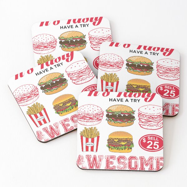 Item preview, Burger and French fries  designed and sold by PMSNshop.