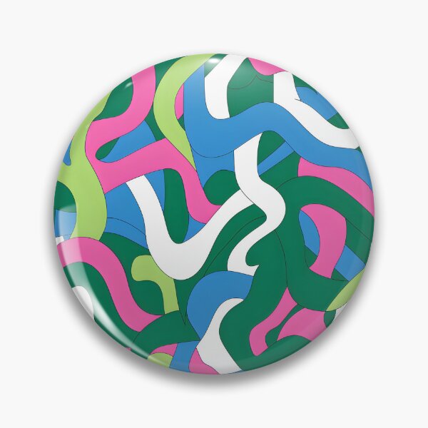Item preview, twisty 90's style pattern designed and sold by FamousArtDesign.
