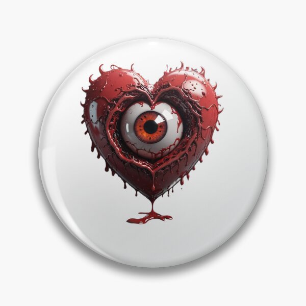 Item preview, Abstract Heart with Bleeding Eye Art designed and sold by Hungry-Murphy.