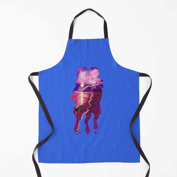 Item preview, Couple hug with beachscape inside their silhouette  designed and sold by altairaleon.
