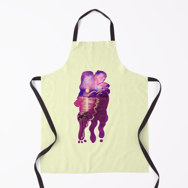 Item preview, Couple hug with beachscape inside their silhouette  designed and sold by altairaleon.