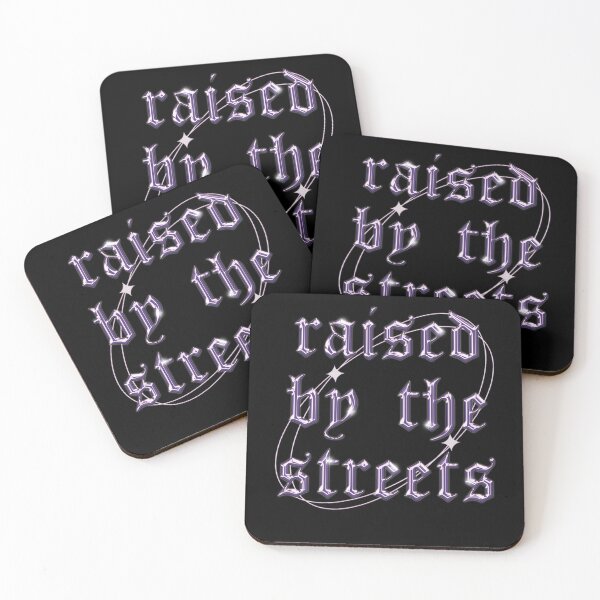 Item preview, Raised by the Streets Chrome Text designed and sold by UglyNavy.