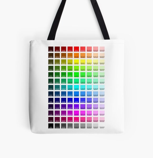 Item preview, Redbubble RGB to CMYK Color Swatches designed and sold by Handstand365.