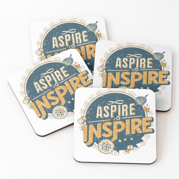 Item preview, Aspire to Inspire: Retro Vibes for Your Daily Inspiration I Inspirational Collection by HahaHandlesHub designed and sold by HahaHandlesHub.