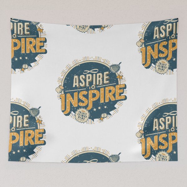 Item preview, Aspire to Inspire: Retro Vibes for Your Daily Inspiration I Inspirational Collection by HahaHandlesHub designed and sold by HahaHandlesHub.