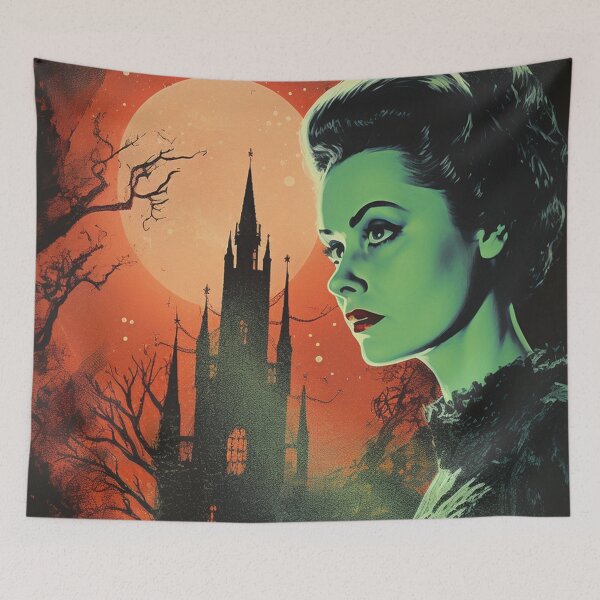 Item preview, Vintage Horror Movie Homage with wonderful Unique Designs designed and sold by HappyNouveau.