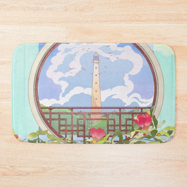 Item preview, Dreamy Lighthouse Window // Daytime Sky // Digital Art designed and sold by StarryPopStuff.