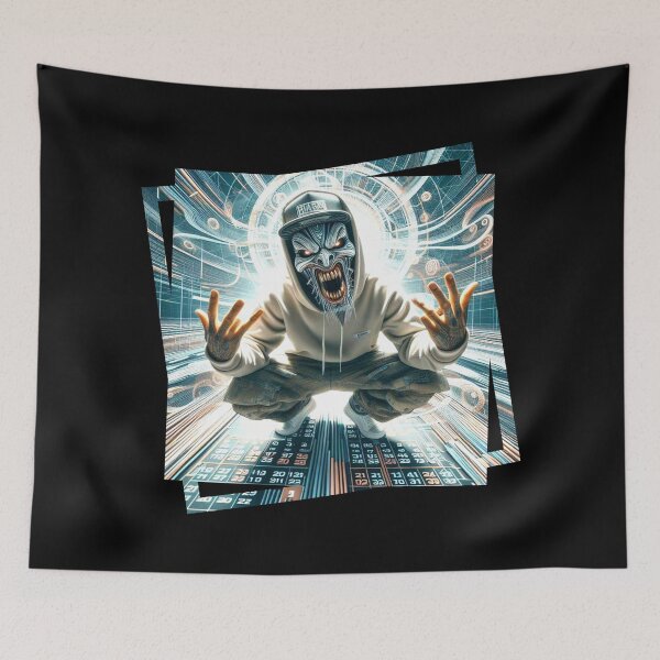Item preview, Abstract Dark Rapper Ghost Art designed and sold by Hungry-Murphy.