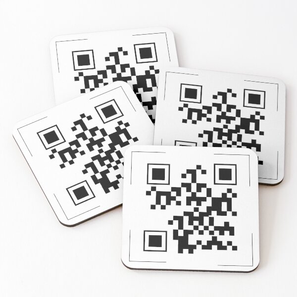 Item preview, rickroll qr code designed and sold by PICT  T MOSB.