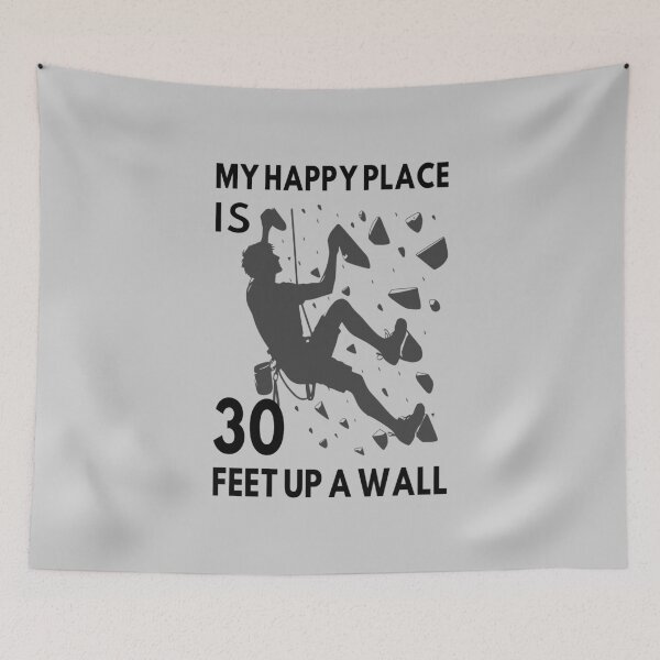 Item preview, My Happy Place is 30 Feet Up a Wall IV designed and sold by Lemon Pepper.