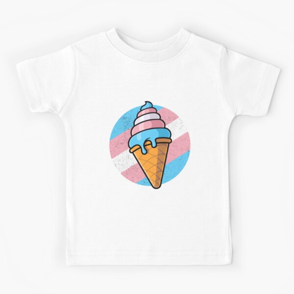 Item preview, Trans Pride Flag Ice Cream Cone designed and sold by everything4eva.