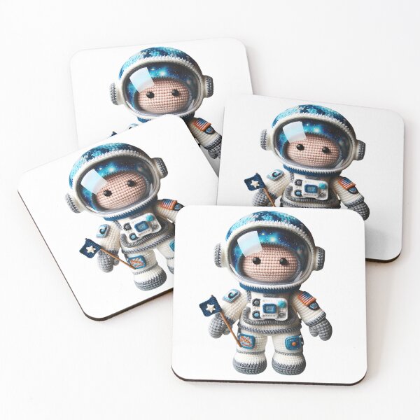 Item preview, Small Crochet Space Astronaut designed and sold by OtterDesigns.