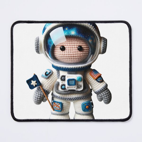Item preview, Small Crochet Space Astronaut designed and sold by OtterDesigns.