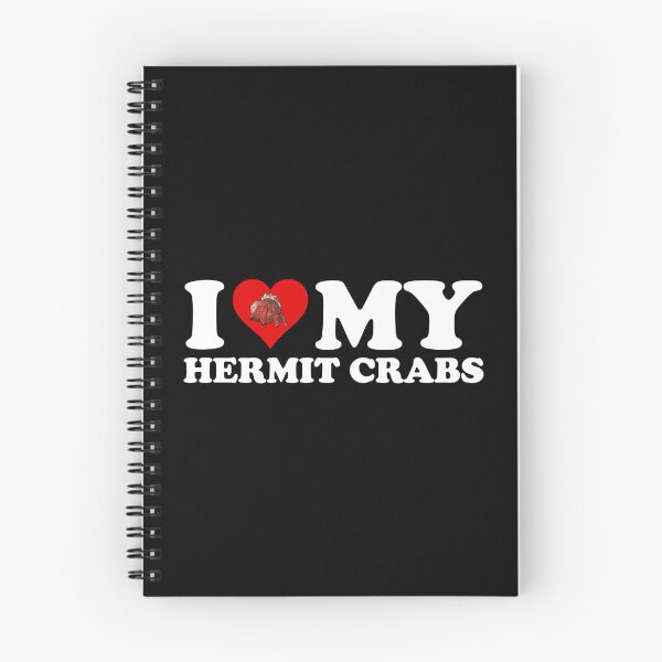 Item preview, I Love (Heart) My Hermit Crabs designed and sold by Cat Lady Designs.