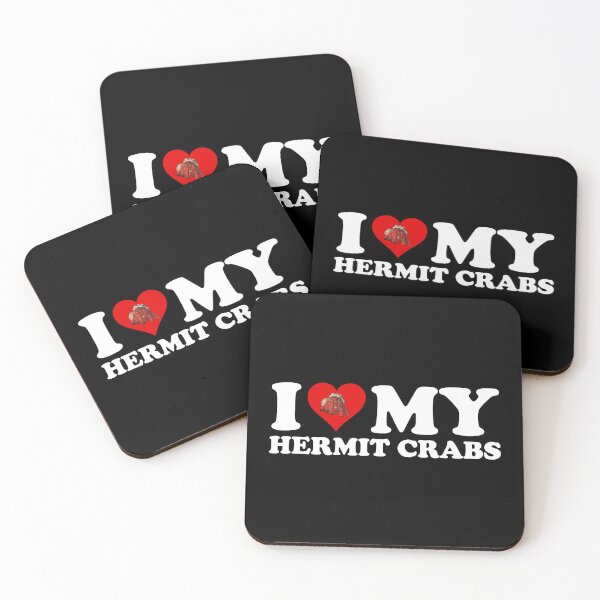 Item preview, I Love (Heart) My Hermit Crabs designed and sold by Cat Lady Designs.