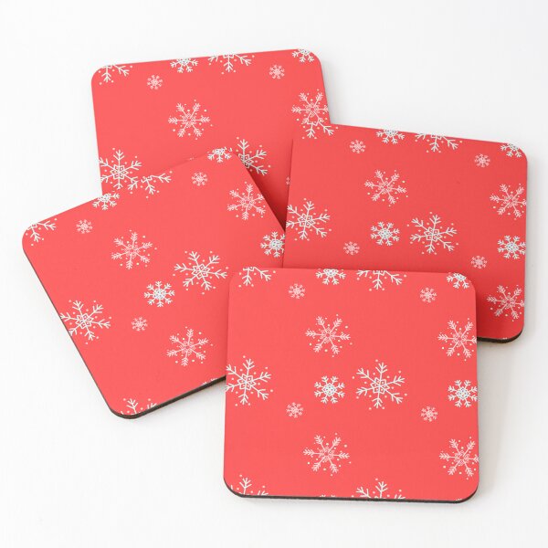 Item preview, Winter with red color: charming snowflake pattern designs designed and sold by Mr-M-2000.